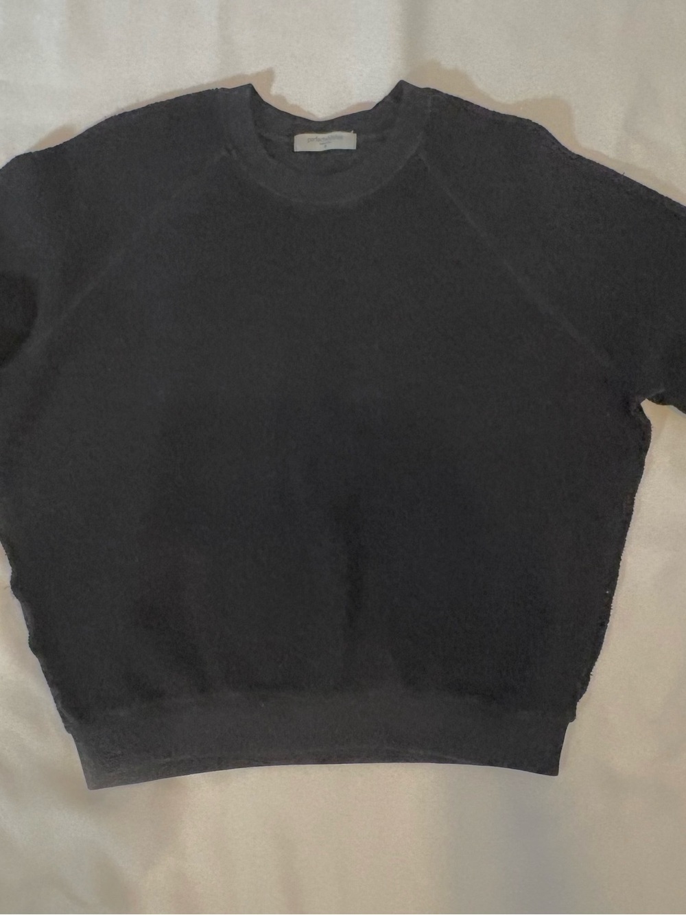 perfectwhitetee Black Women's Ziggy Crewneck Sweatshirt